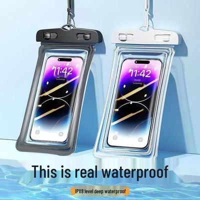Waterproof Touchscreen Phone Bag for Swimming, Diving & Rafting - Self-Sealing, Transparent Case