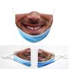 2021 Halloween Spoof 3D Printed Unisex Mask Wind and Dust Mask