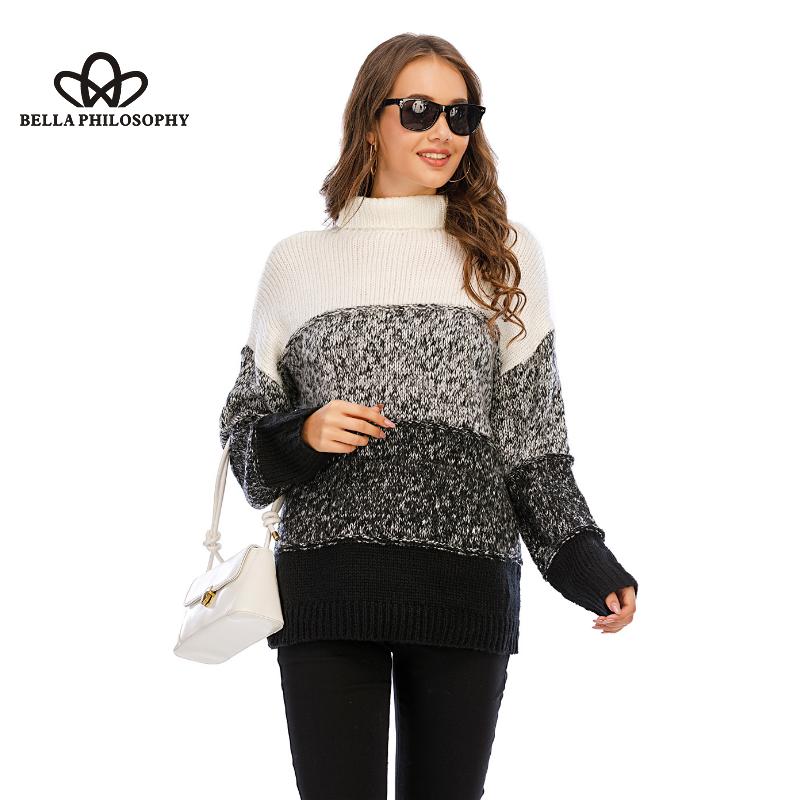 

Осень-зима, новый женский модный утолщенный вязаный свитер, повседневный модный свободный элегантный свитер XL серый