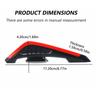 2Pcs Motorcycle Front Side Spoiler Winglets Aerodynamic Wing Set Fixed Wind Wings with LED Lights and Adhesive Decoration Sticker