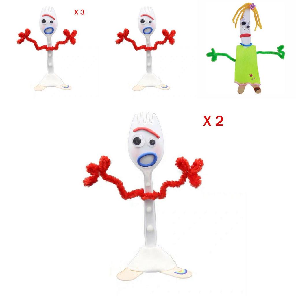 Toy Story 4 Creativity Make Your Own Forky And Knife Diy Kit For Endless Fun