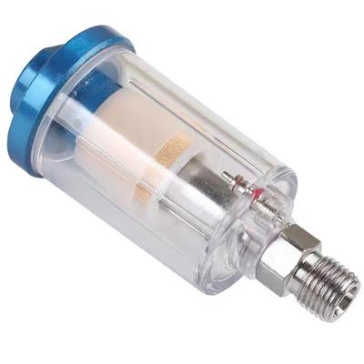 Oil Water Separation Filter Pneumatic Tool 1/4" Standard Thread Transparent Air Compressor Moisture Trap Air Filter