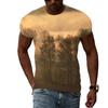 Estate Nuova maglietta 3D Sea Of Clouds Pattern per uomo Moda Casual Stampa Tendenza T-shirt Personalità Belle magliette grafiche