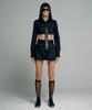 SCULPTOR Slim Crop Shirt Navy
