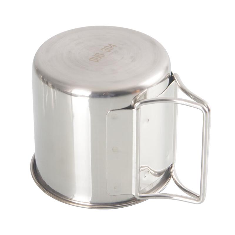 Outdoor 304 Stainless Steel Camping Mug Set (4-Piece)