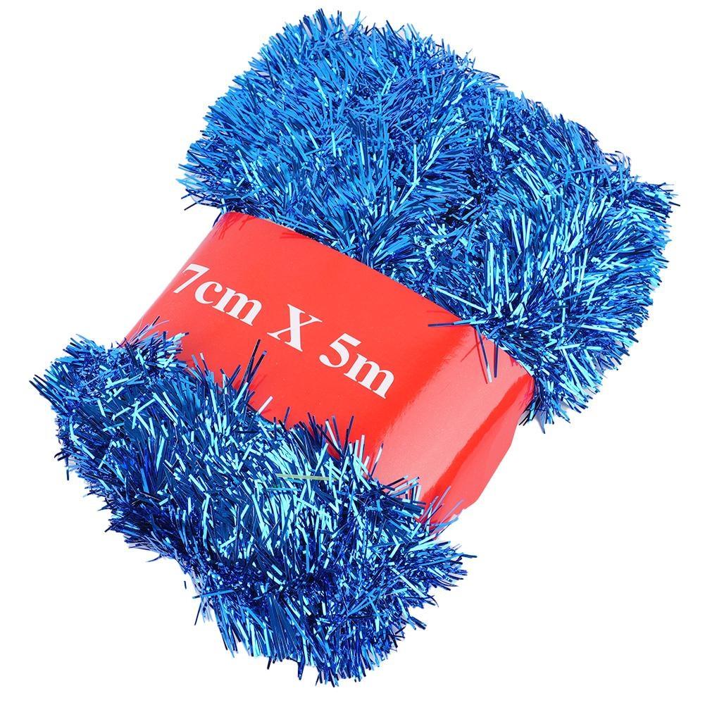 Eco Friendly PVC Christmas Bar Tops Ribbon Tinsel Garland in Assorted Colors