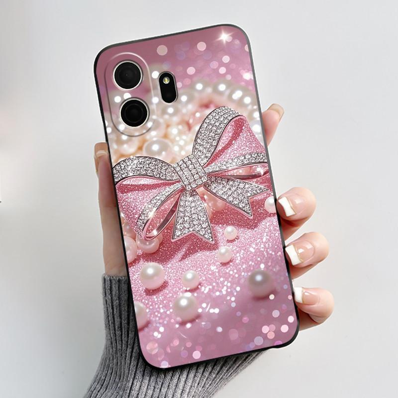 TCL NxtPaper 70 Pro İçin Sevimli Kılıf Coque Capa Baskılı Kabuk Koruyucu Kapak Yumuşak Silikon Karikatür Telefon Kılıfı Funda