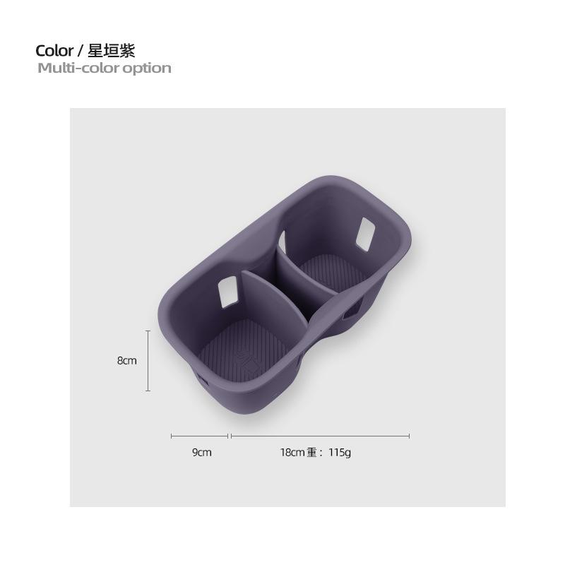Silicone Center Console Armrest Box For Leapmotor C10 C16 Water Cup Pad Interior Decoration Cover Car Modification Accessory