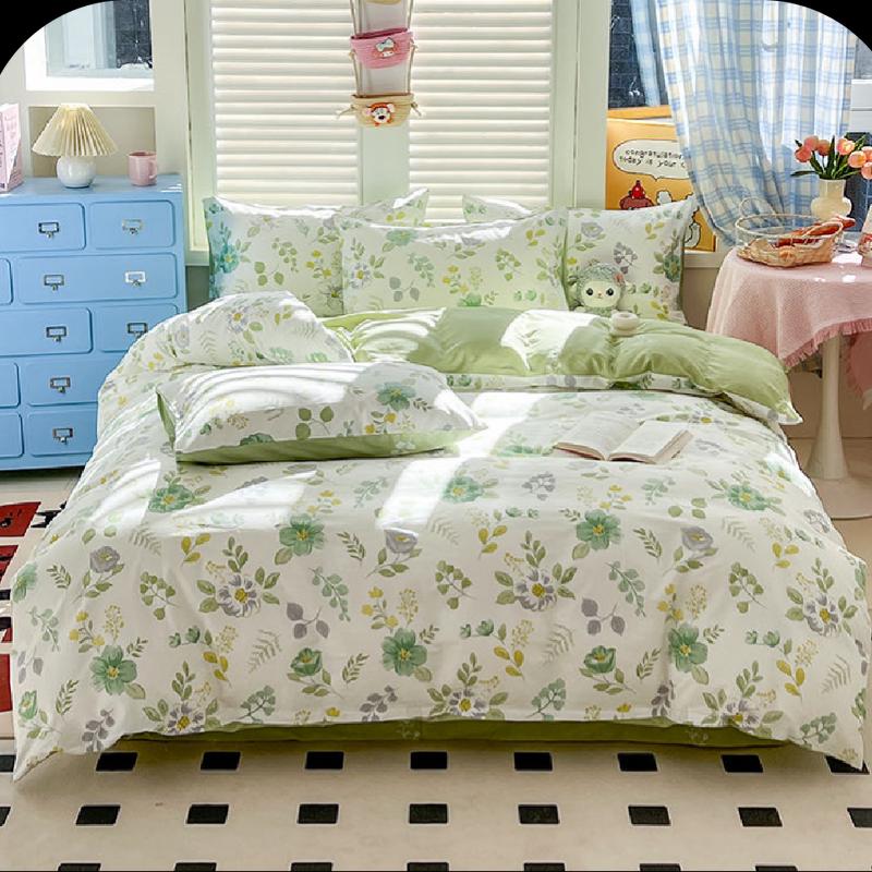 

Grace Floral Print All-Cotton 4-Piece Bedding Set 200x230cm
