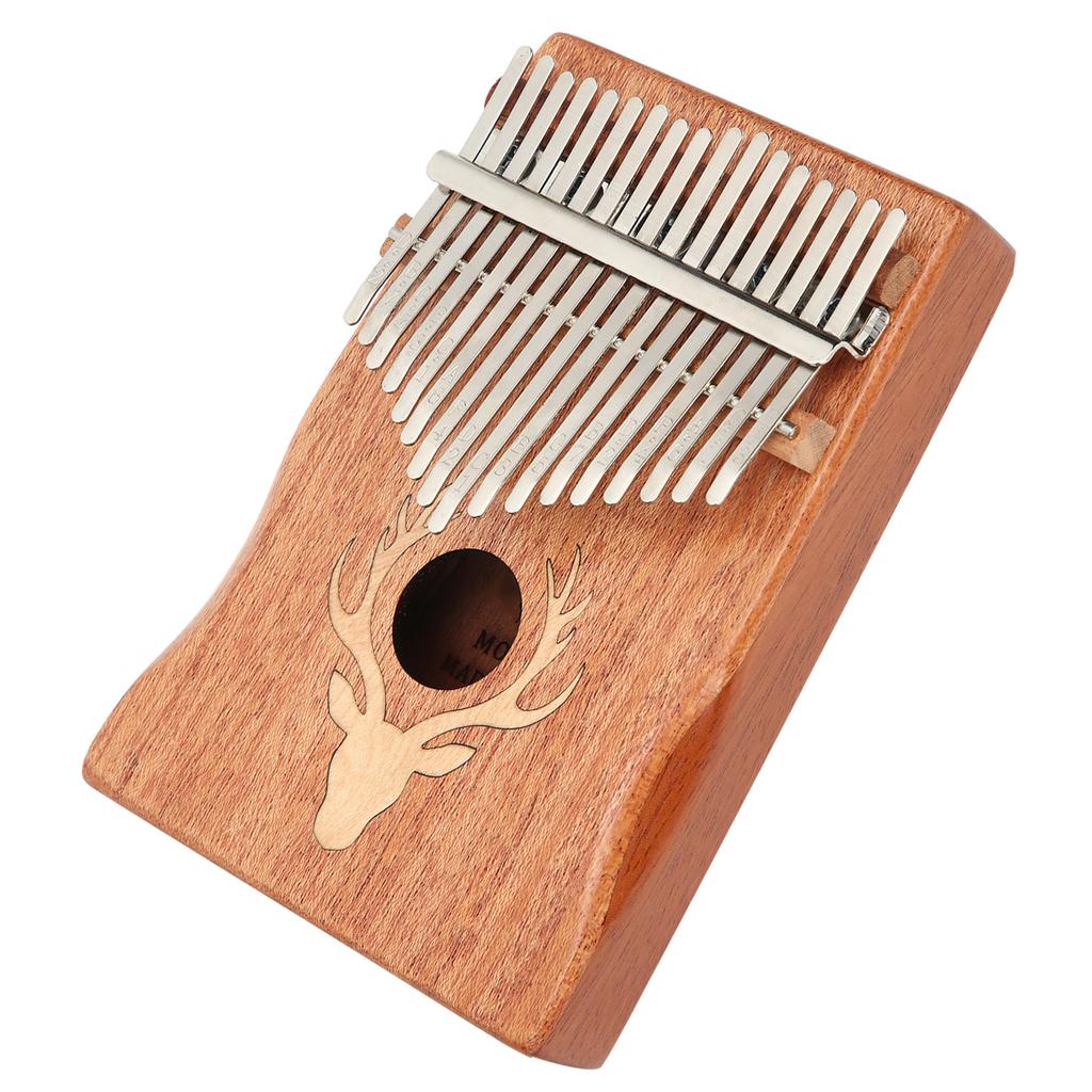 17 Key Kalimba Thumb Piano Mini Portable Musical Instrument Toy Birthday Gift SuppliesElk   Maple Inlay