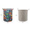 Household Dirty Laundry Basket Use Home Organizers Bathroom Accessories Cylindrical Baskets for Bedroom Moisture Proof Storage