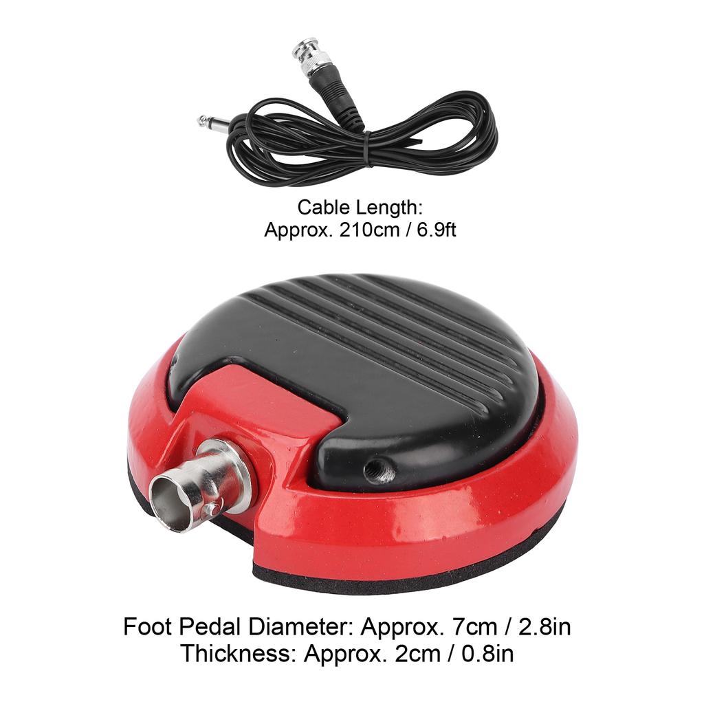Round Tattoo Foot Pedal   Portable Tattoo Machine Foot   Controller Accessory
