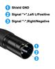 Poyiccot XLR Cable Short DMX, XLR 3-pin Male to RJ45 Female Adapter Conversion Cable, CAT5 Extension for DMX-CON Controller Series, 30cm