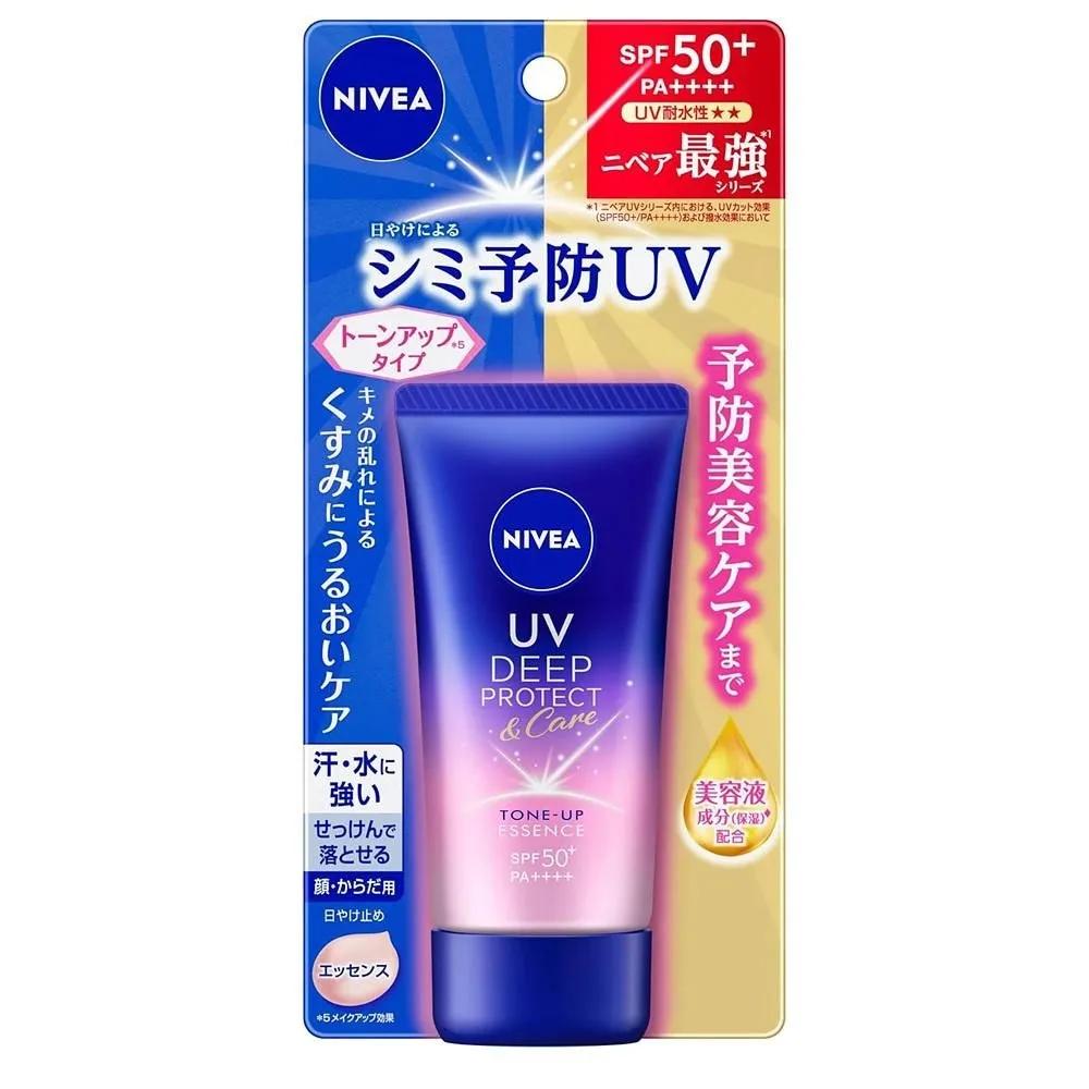 Nivea UV Deep Protection and Care Tone Up Essence 50g 1 Pack Nivea UV Deep Protection and Care Tone Up Essence, 1.8 oz
