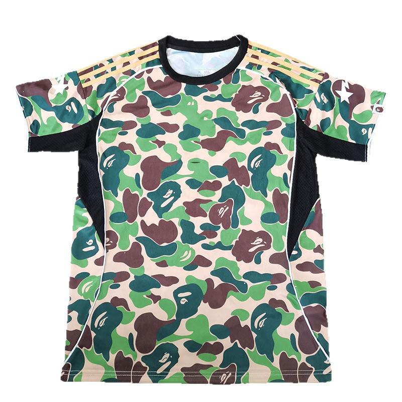 2526 Affenkopf Camo Grün Fußballtrikot - Neue Fan Edition