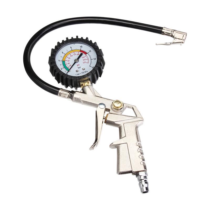 Car Tire Pressure Gauge and Filling Gun