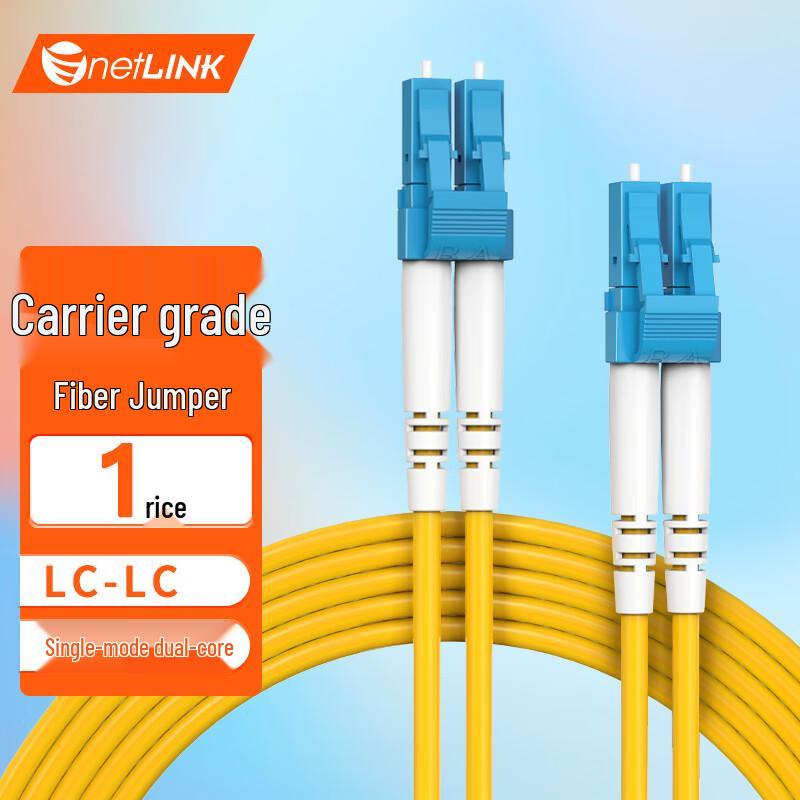 

netLINK LC-LC Single-Mode Duplex Fiber Patch Cable