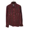 RockMount 90s Made In USA Check Pattern Long Sleeve Snap Button Pen Holder Western Shirt Men's Used