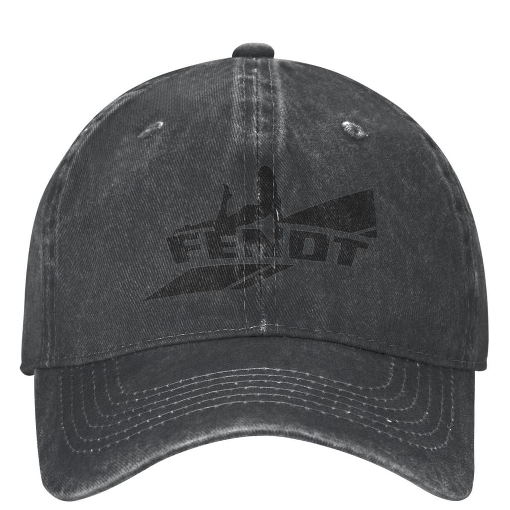 Fendts Tractors Logo Merchandise Denim Baseball Cap Running Hippie Trucker Hat Summer Unisex Men Retro Sun-Proof Baseball Caps