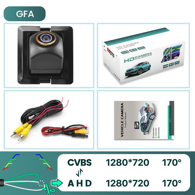 

GreenYi 1080P HD 170° Автомобильная камера заднего вида для Toyota Prado 150 4-контактный автомобильный парковочный AHD