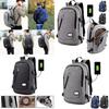 Versatile Unisex Usb Charging Backpack For Laptop Notebook Outdoor Travel And School