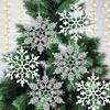 3Pcs/Box Christmas Decoration Snowflake Hanging For Xmas Tree Ornament Home Room Decor Winter New Year 2026 Navidad Accessories