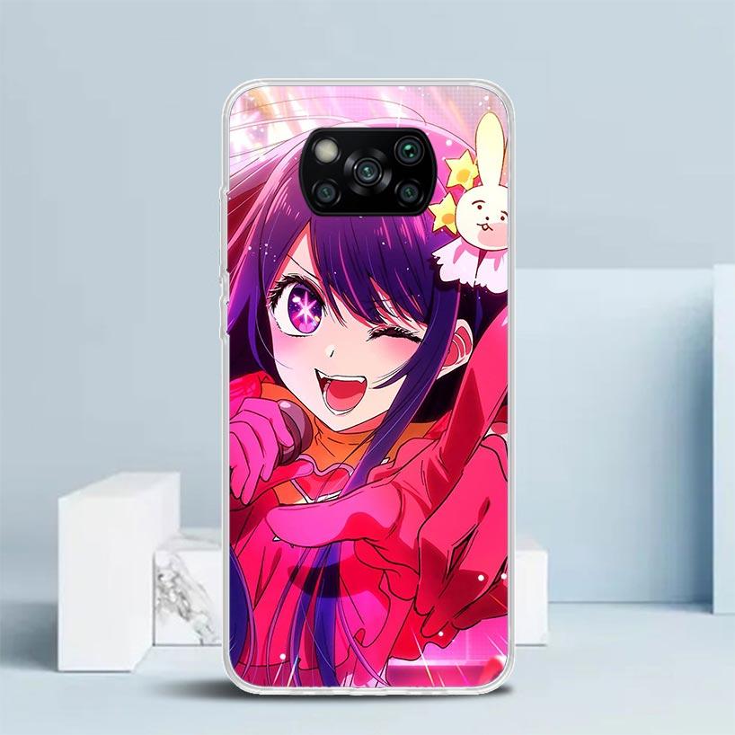Japan Anime Oshi No Ko Handyhülle Für Xiaomi Poco F7 Ultra X5 X6 X7 Pro M7 Redmi 15C 15 13C 13 12C 12 10C 10 10A 9 9C 9A 9T Hülle