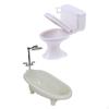 Handmade Mini Bathtub with Dollhouse Pretend Play Toy