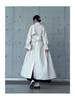 Women's Tall Extra-Long Grey Trench Coat, Spring Autumn 2025 New Style, Ankle-Length Casual Outerwear