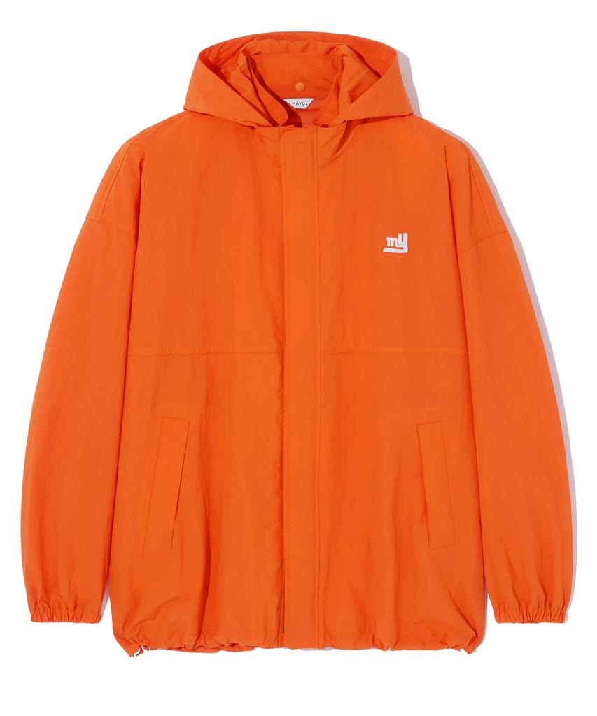 Mayol Detachable Hood Beach Jumper_Orange