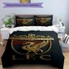 Set copripiumino 3 pezzi (1*Copripiumino + 2*Federe, Senza Nucleo),Set Biancheria da Letto con Stampa Liverpool F.C, Decorazione Camera da Letto, Per Tutte le Stagioni, Regalo di Compleanno