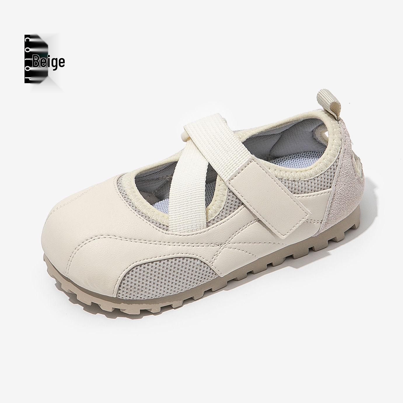 

2025 Детские кеды для девочек: Белые кроссовки-пуф для весны/лета 31 грязно-белый