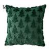 Cozy Winter Festive Pillow Cover Christmas Throw Cover, 18x18 Inch Plush Cushion 3D Snowman Themed Covers Reindeer Pattern, Case for Holiday Home Sofa
