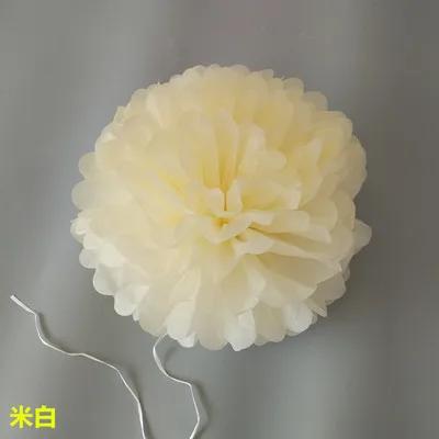 10-35cm Tissue Paper Pompoms Wedding Decorative Paper Flowers Ball Baby Shower Birthday Party Decoration paper pom poms DIY