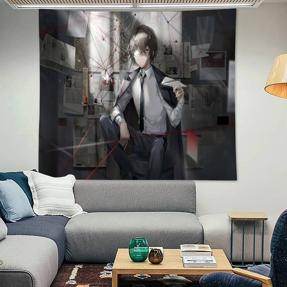 

COMICS BBungo SStray DDogs Tapestry Decoration Bedroom Dormitory Background Cloth Holiday Home Party Living Room Club Cloth 74x94cm(29x37in)