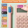 Personalized Name Tags - Custom Waterproof Stickers For Books Pens Pencil Cases School Gear Mugs | Reusable Fashionable