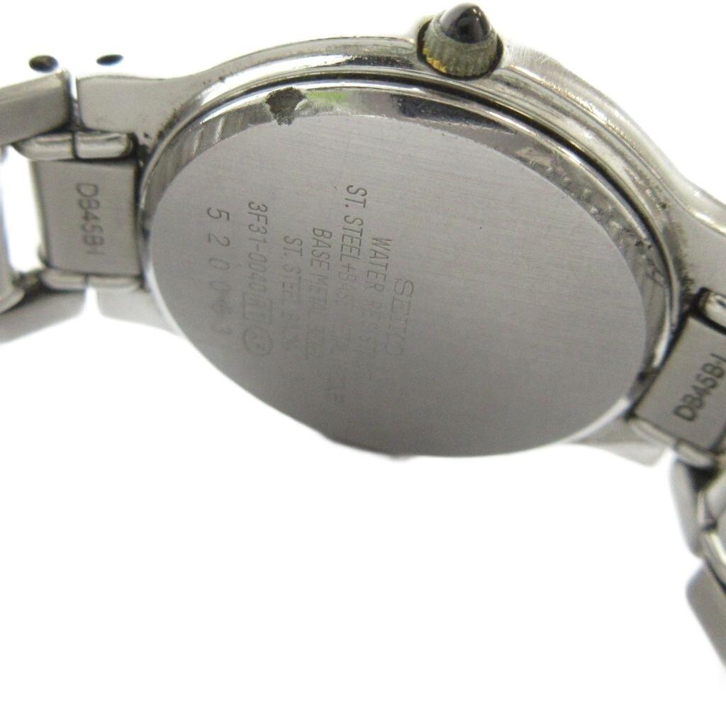 SEIKO EXCELINE Quartz Watch with Silver 3F31-0040 Logo, Color, Women's GY11/MQ