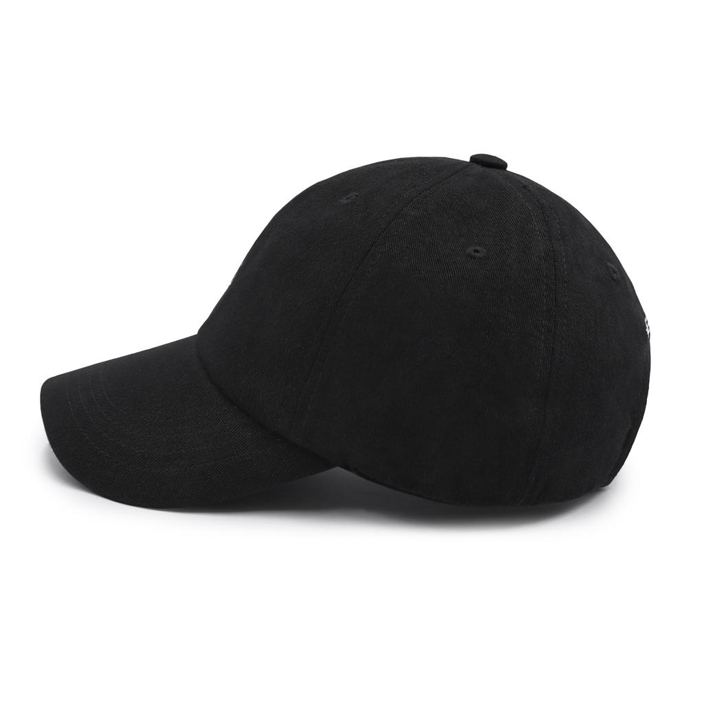 VERUTUM Trident Bio-Washed Black Ball Cap