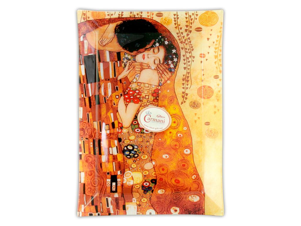 Talerz Dekoracyjny Gustav Klimt Pocałunek Porcelana Sztuka Prezent