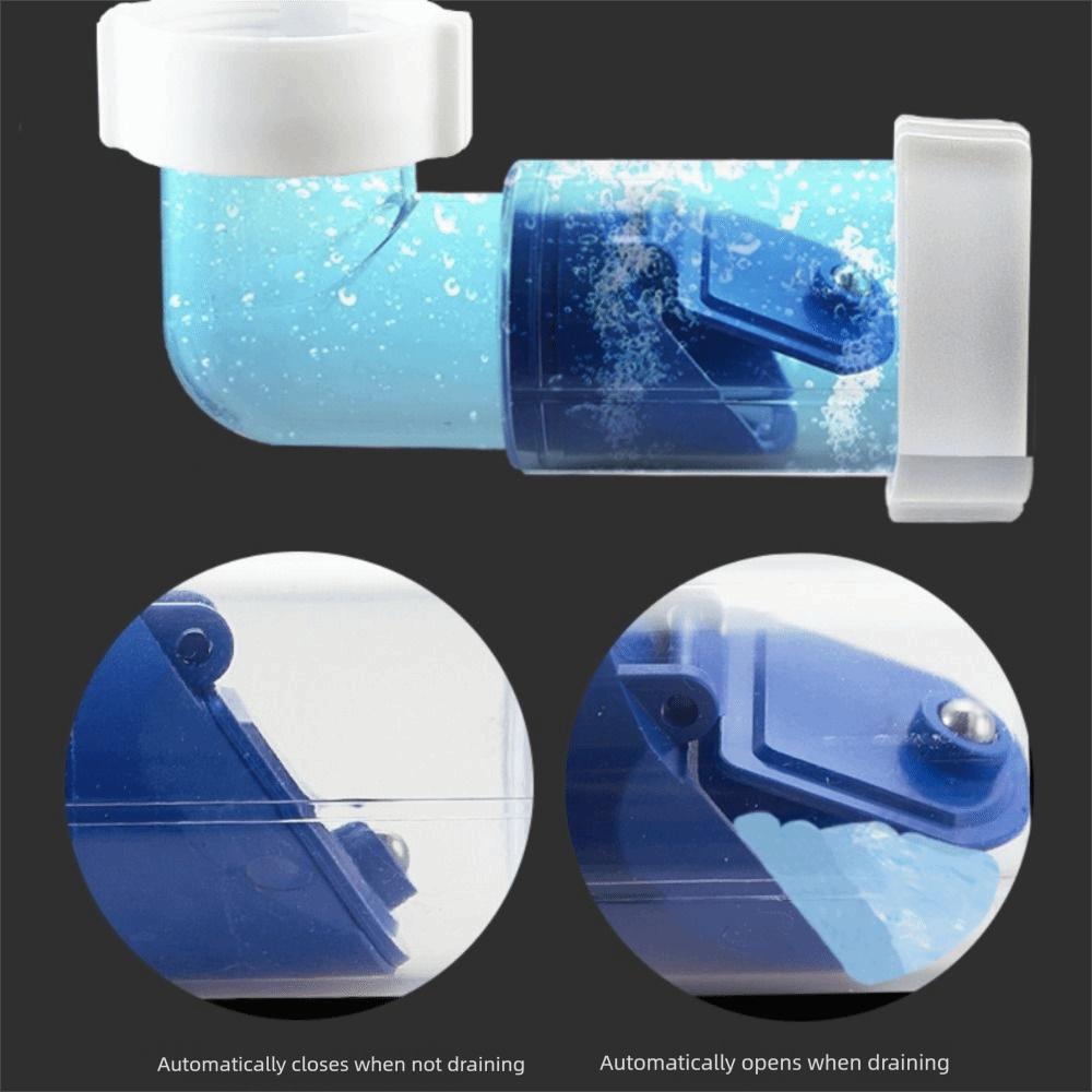 Verstopungsfreier Spülenablauf Flip-Top Kreuzablauf Fallrohr Küchen- Badezimmerzubehör