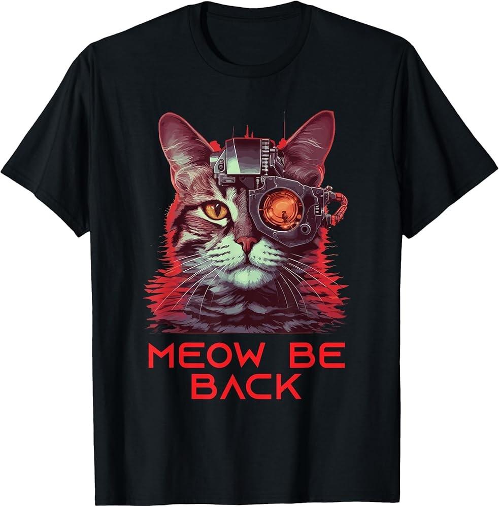 90s Movie Cat Mom Cat Dad Gifts Men Women Pun Funny Cat TShirt Unisex T-Shirt L