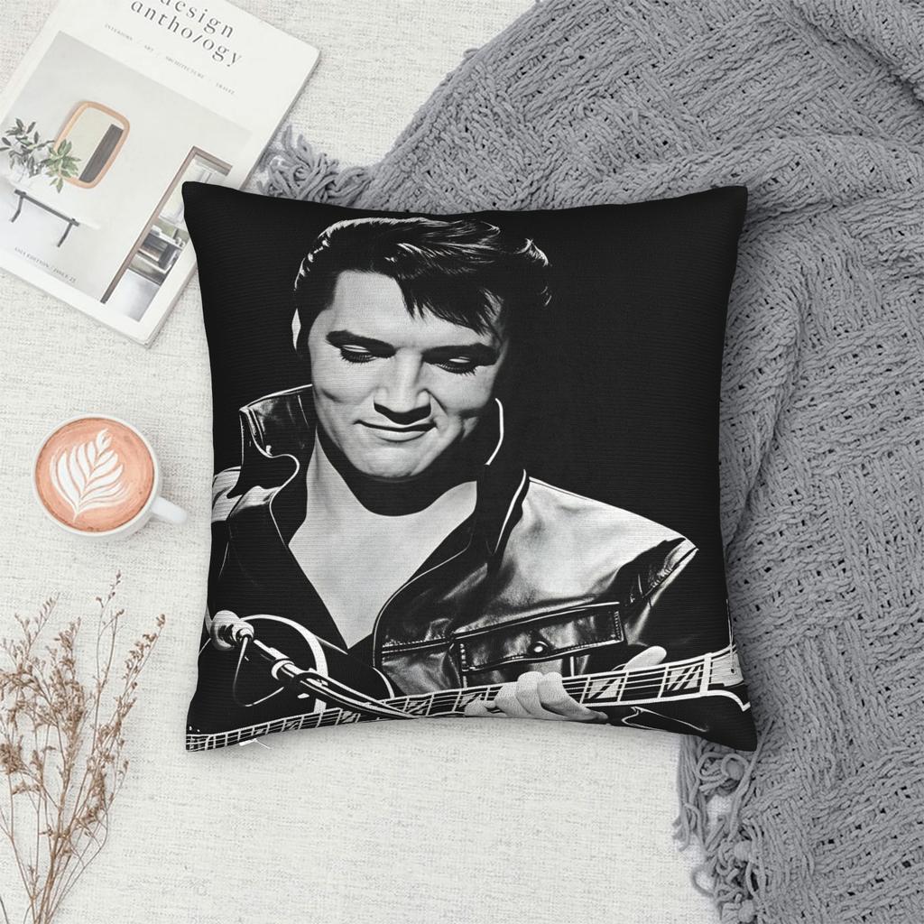 Pillow Cover E-Elviss Singer Novelty Pillow Case For Chair Sofa Home Decor Pillowcases
