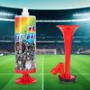 Taşınabilir Futbol Hava Coşku Borusu, El Tipi Yüksek Sesli Yeniden Kullanılabilir Hava Basınçlı Trompet, Futbol Şampiyonası ve Spor Etkinlikleri için Coşku Aracı