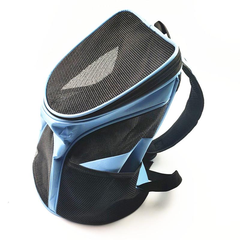 Mochila Respirável para Cão Pequeno - Oxford Mesh Ombro Duplo Bolsa Teddy