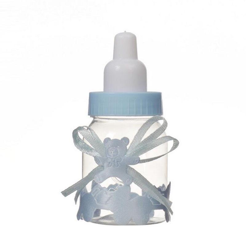 12Pcs Practice Marriage Gifts Wedding Favor Accessories Baptism Christening Baby Feeding Bottle Par