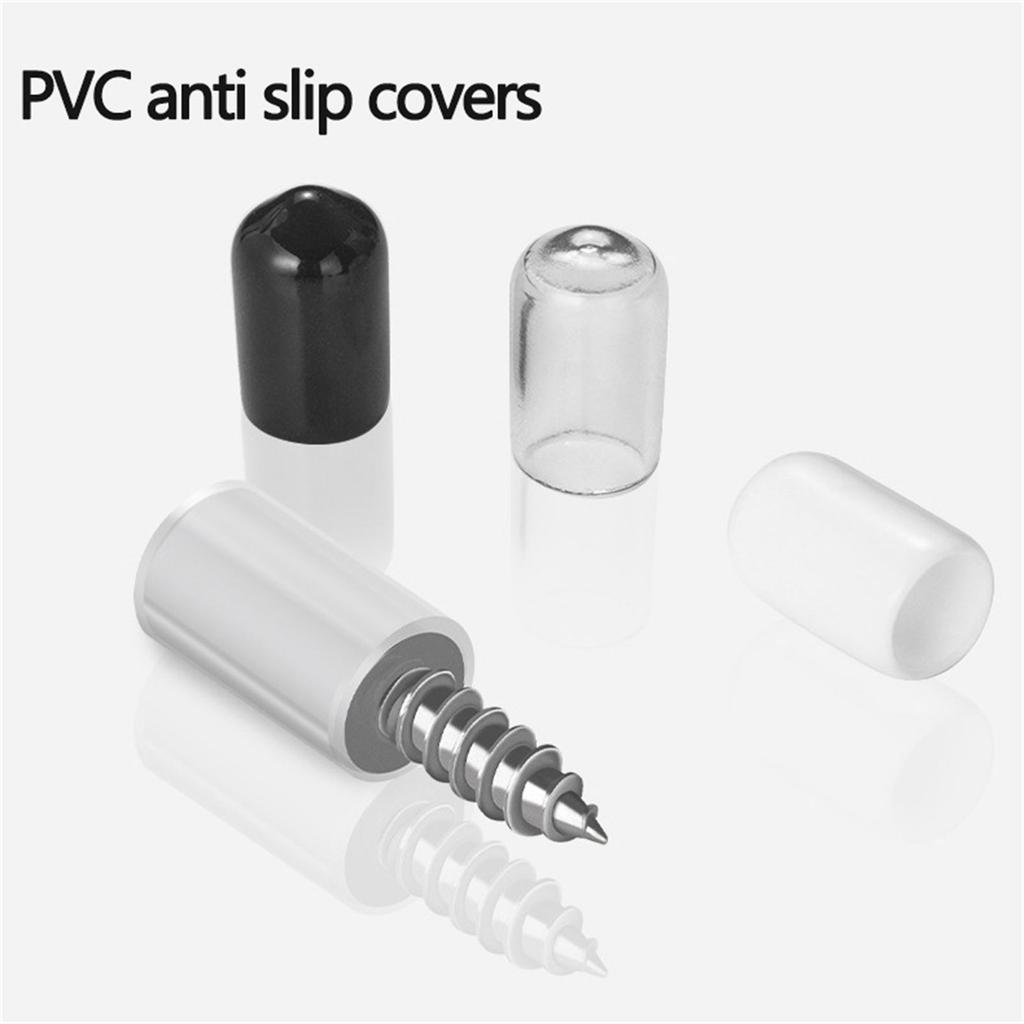 10/50 szt. Wkręt samogwintujący Uchwyt płyty warstwowej Wsporniki przegrody szafy Wkręt mocujący z tuleją antypoślizgową Łatwy w montażu