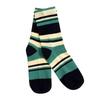 Nau Orchid Stripe Socks Yellow Green