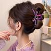 Y2k Bow Hair Claw Clip Oil Dripping Colorful Bowknot Shark Clip New Elegant Cute Sweet Women Hair Accessories