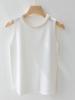 Korea Knitted Vests Women Top Solid Tank Blusas Mujer De Moda Summer New Fashion Female Sleeveless Beading Casual Thin Tops