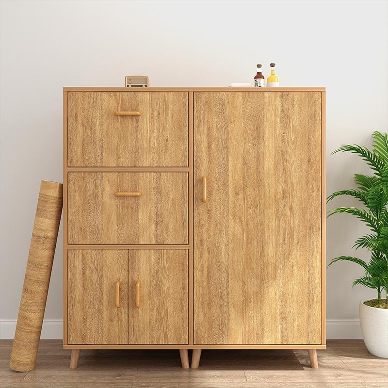 Selbstklebende Tapete mit Massivholzmaserung für Möbel- und Schrankrenovierung